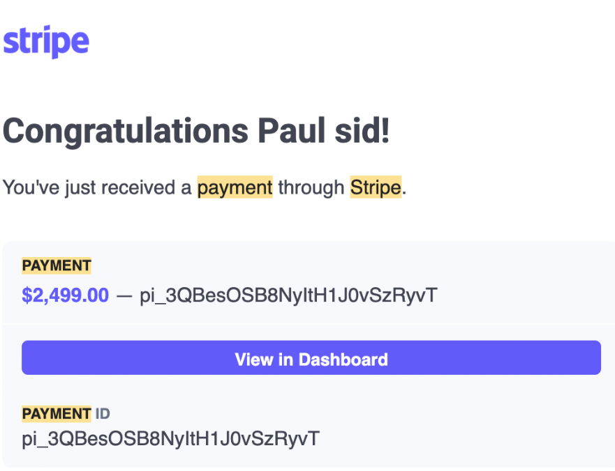 Payment Proof 6